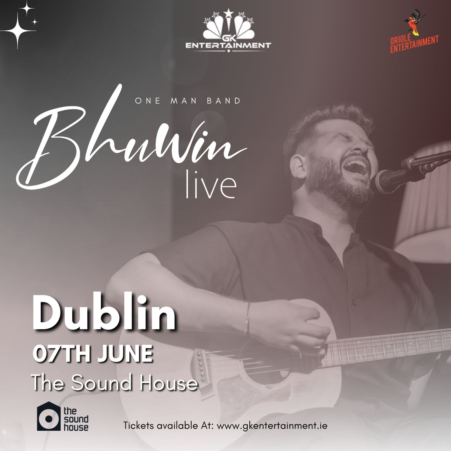 Bhuwin Live in Dublin | One man Band | Soulful Music 