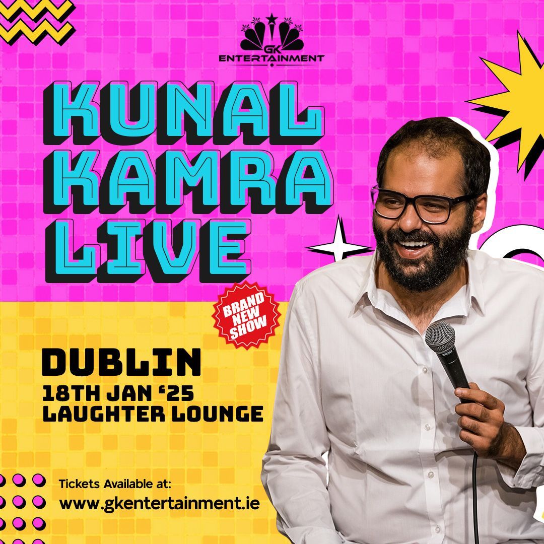 Kunal Kamra Stand-Up Comedy Live in Dublin Jan 18