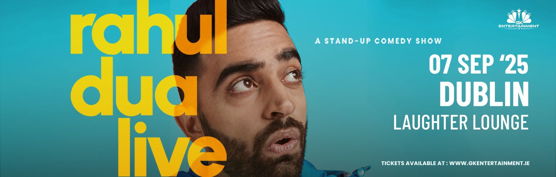 Rahul Dua Live in Dublin 7th Sep Laughter Lounge 