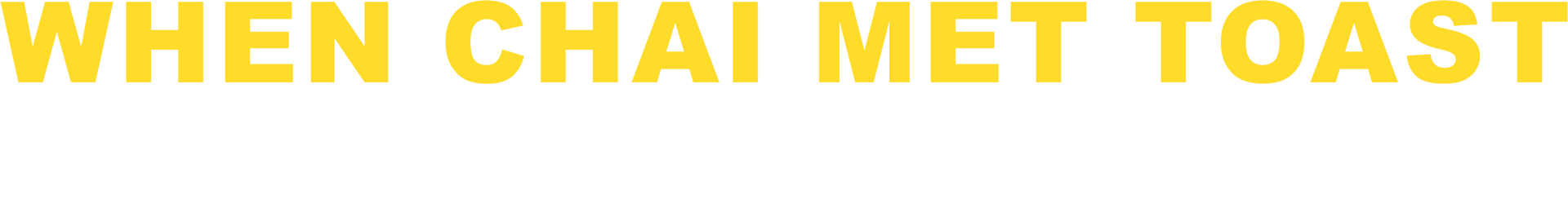 When Chai Met Toast – Joy of Little Things Ireland Tour 2026 poster, featuring Dublin show at Button Factory on 8 August and Cork show at Kino Events House on 9 August, presented by GK Entertainment.
