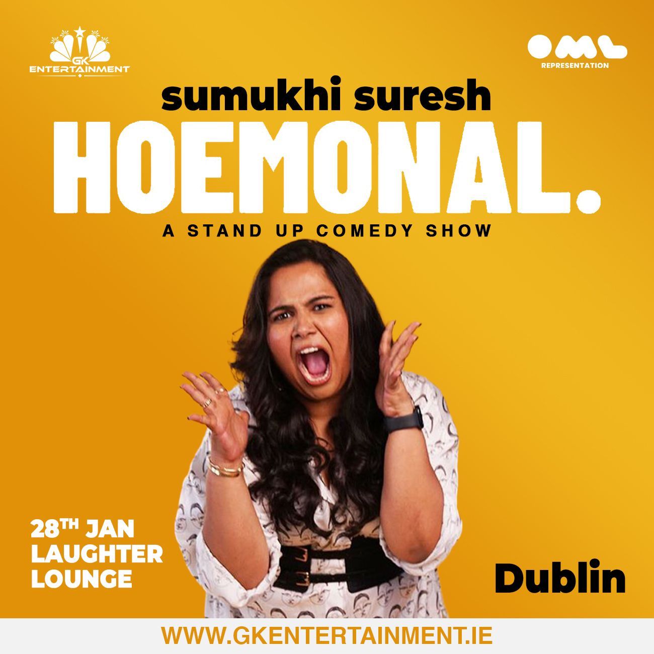 Sumukhi Suresh | Live in Dublin | Stand - Up Solo | Hoemonal 