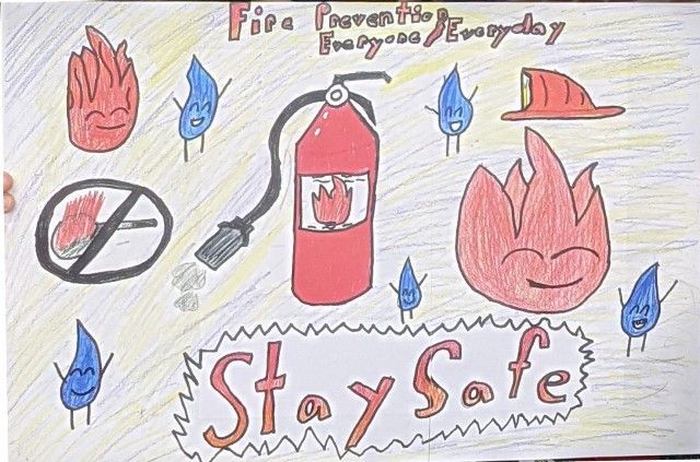 Fire safety poster