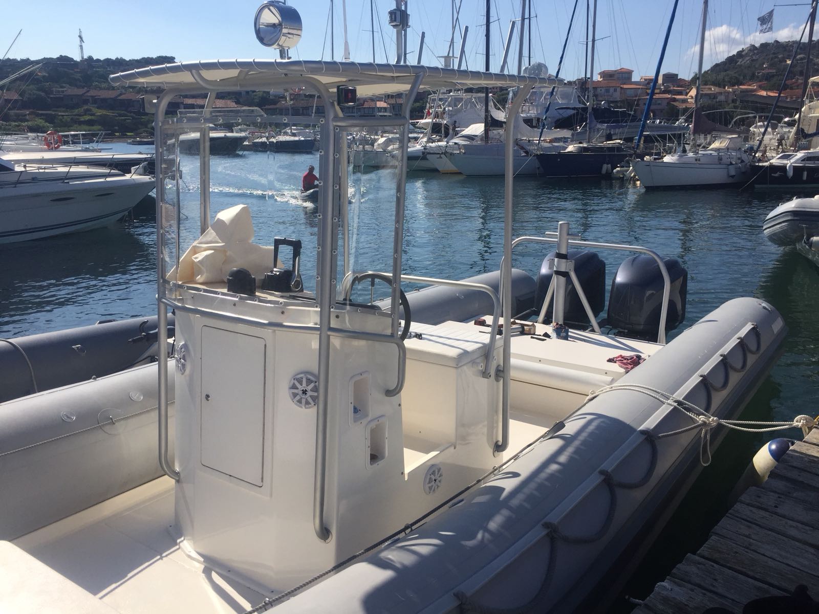tendalino inox imbarcazioni