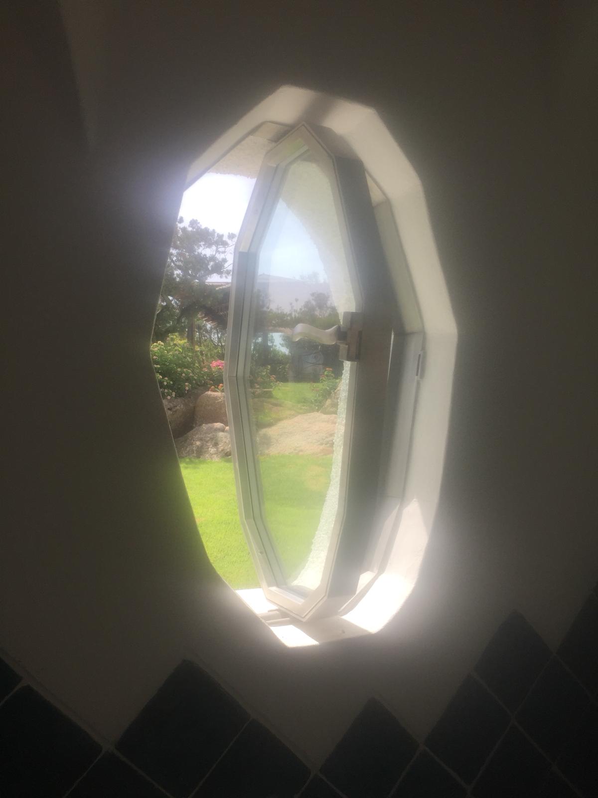 stainless steel bathroom