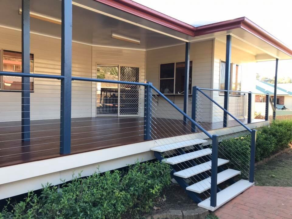 Painted Deck Area - Exterior Painting in Toowoomba, QLD