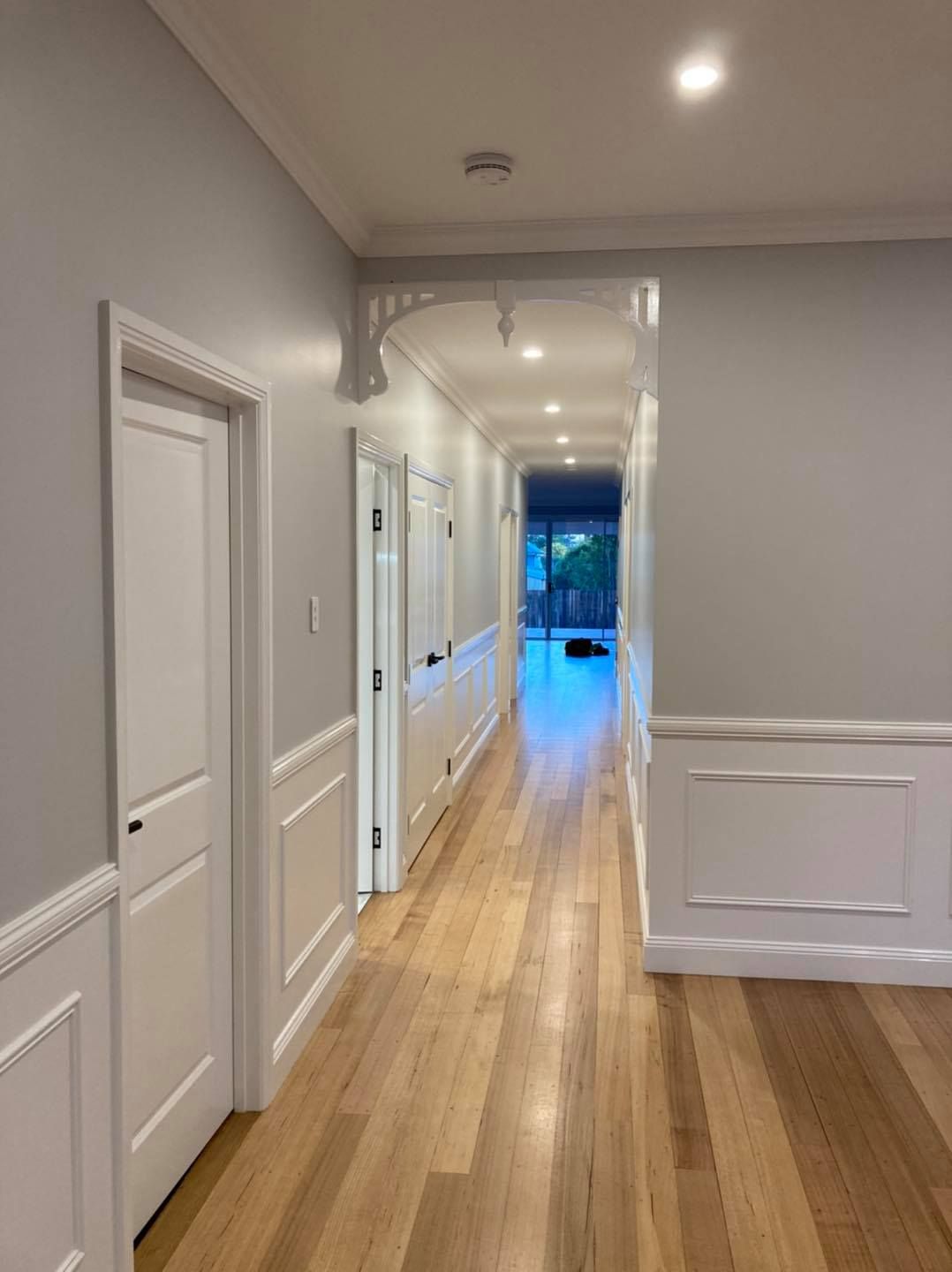 finished painted home