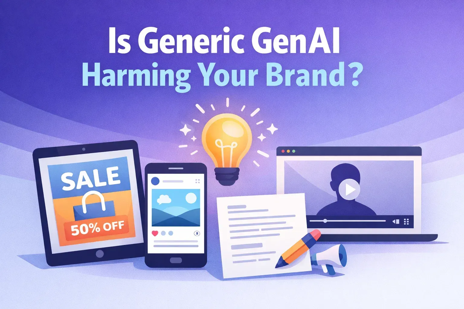 Using Generic Generative AI can Harm Your Brand