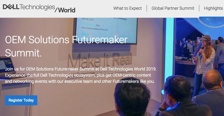 Dell For The Futuremakers Summit Website