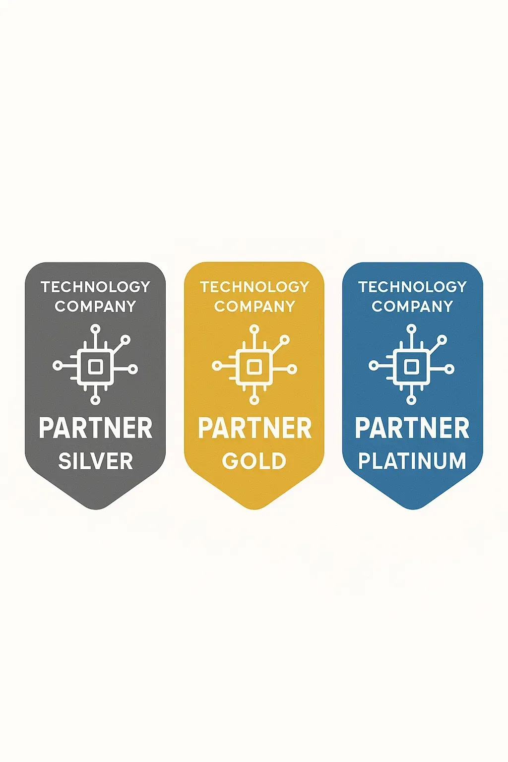 Partner program badges and tiers