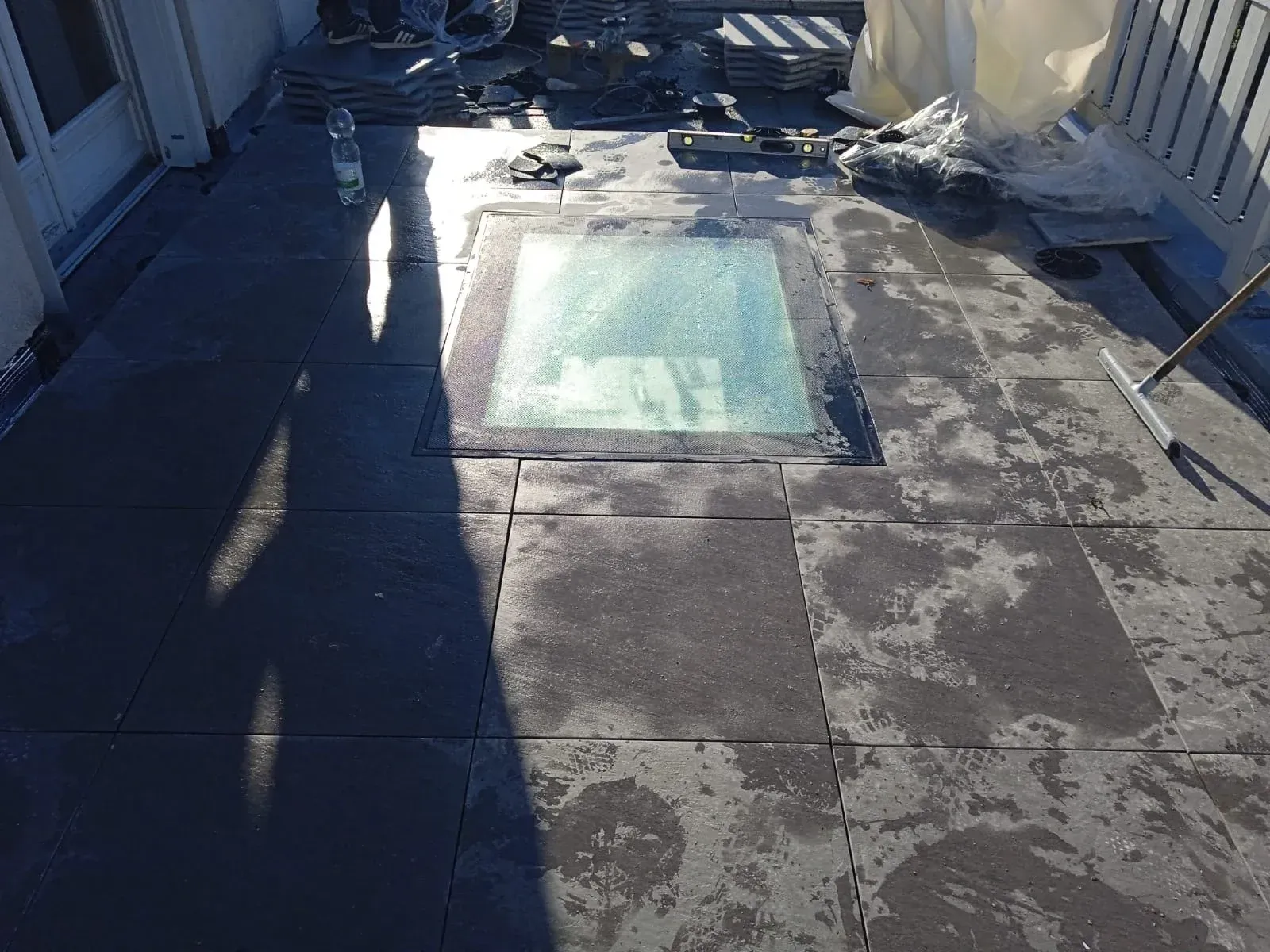 Chantier terrasse fenêtre de toit - dalle sur plot Rueil Malmaison 92500