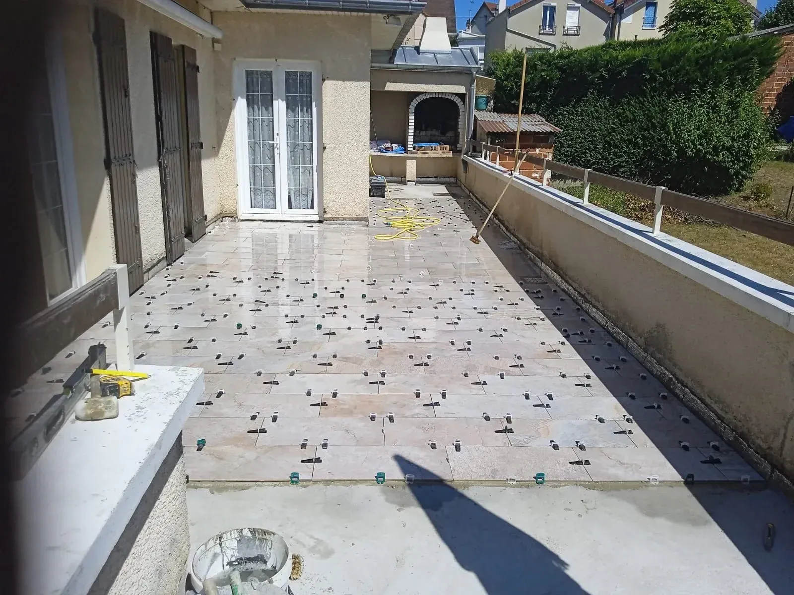 balcon paris 11 avant reprise relevés et nez de dalle