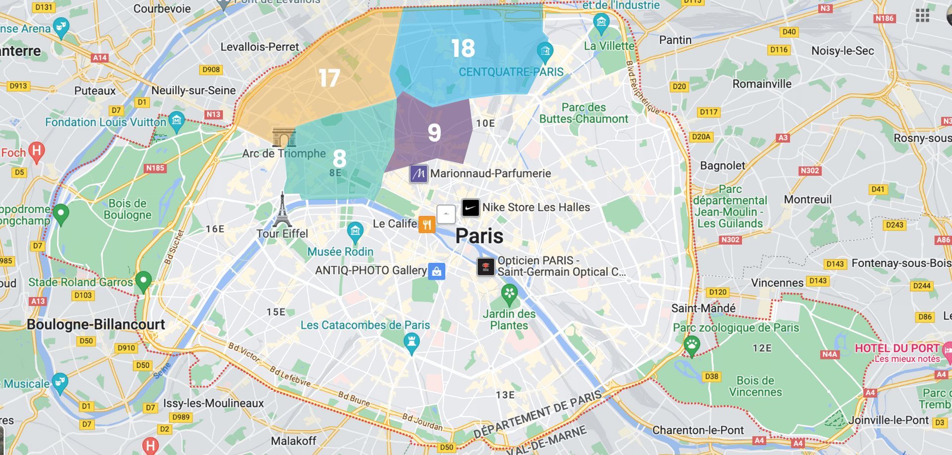 zone d'intervention pour étanchiete terrasse à paris