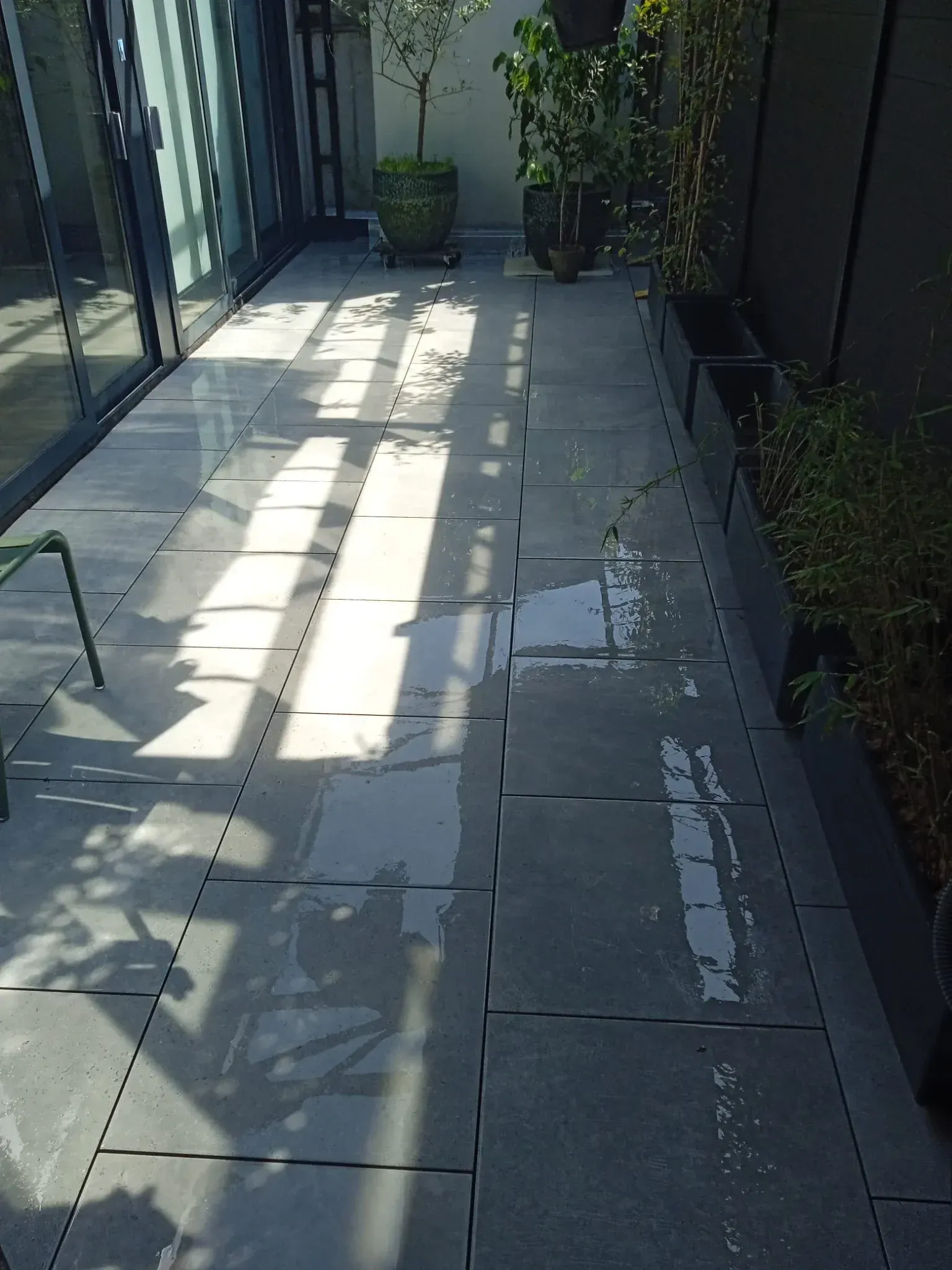 trop‑plein alu avec moignon – Ville‑d’Avray