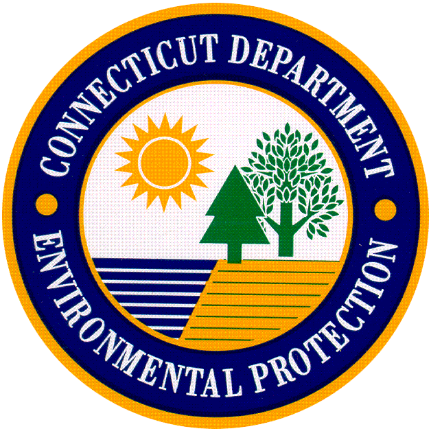 The logo for the connecticut department of environmental protection