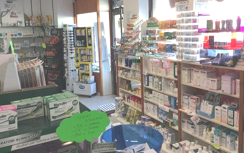 reparto prodotti di farmacia