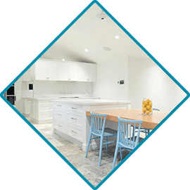 Kitchen Island with White Draws  — Cabinet Design in Berrimah, NT