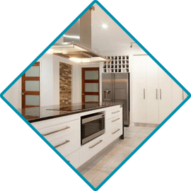 White Kitchen Cabinet — Cabinet Design in Berrimah, NT