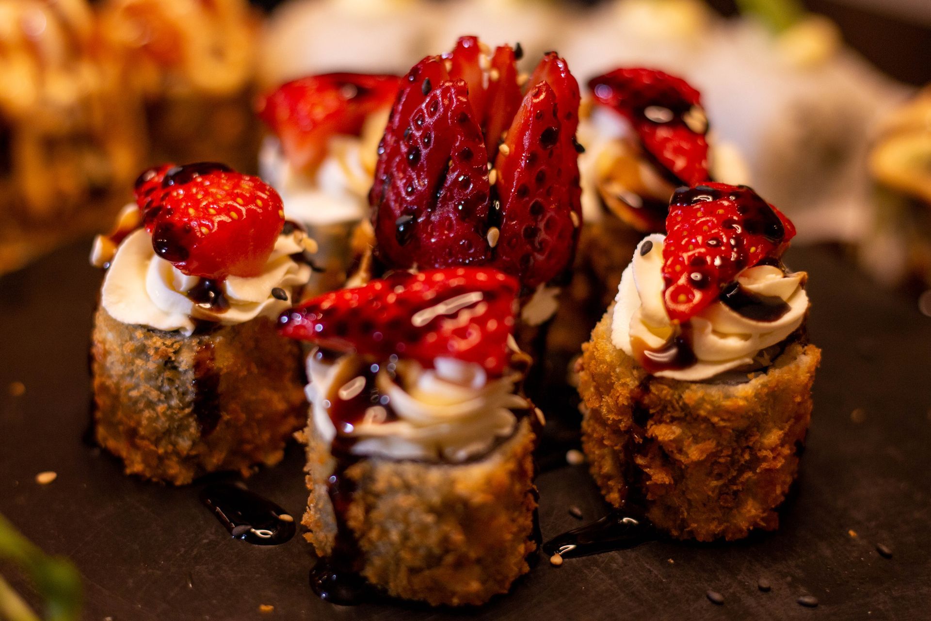 Sushi con fragole a Roma