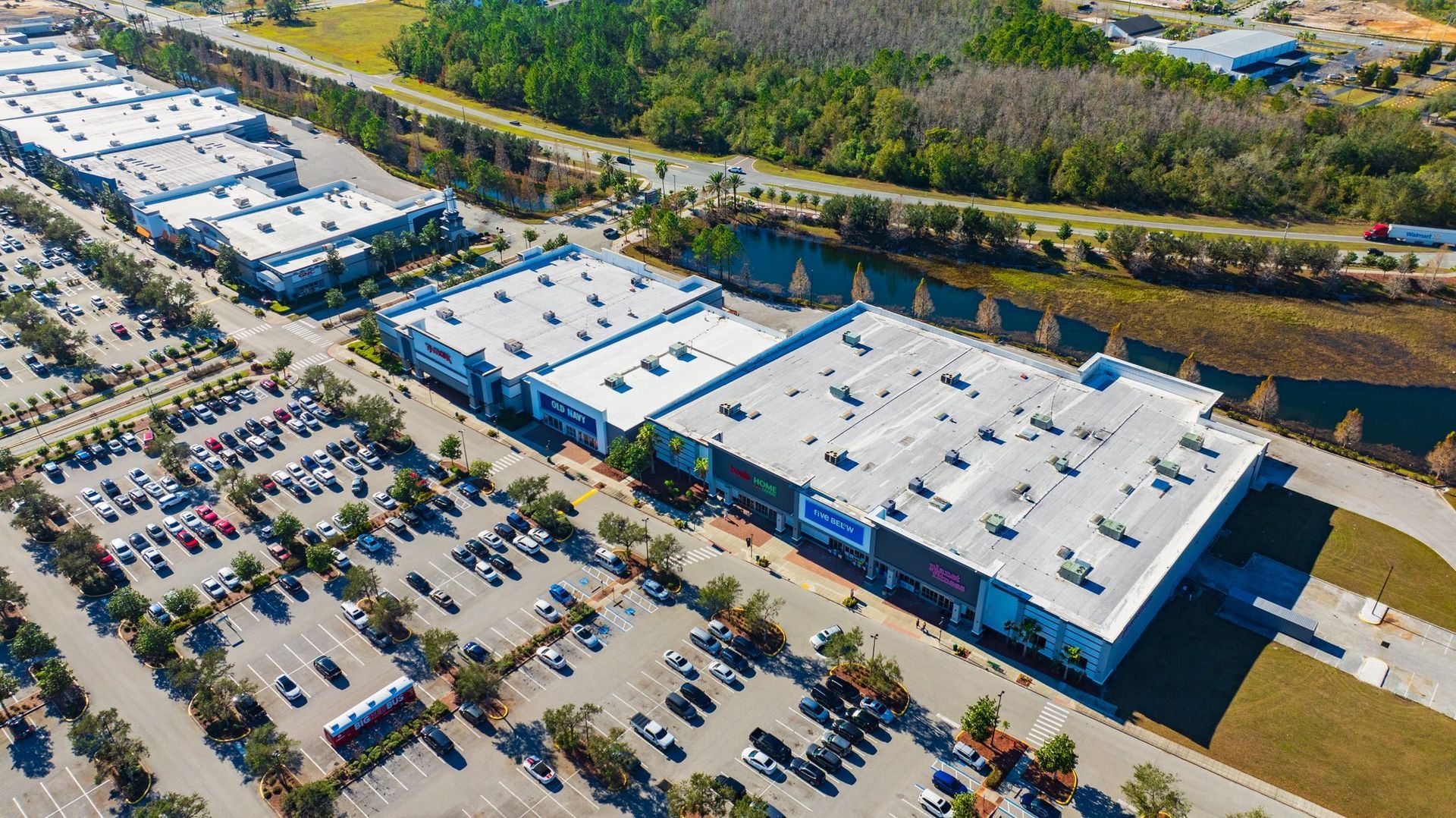 Commercial flat TPO roofing system installed by Nations Roofing & Construction in Dade City, Florida