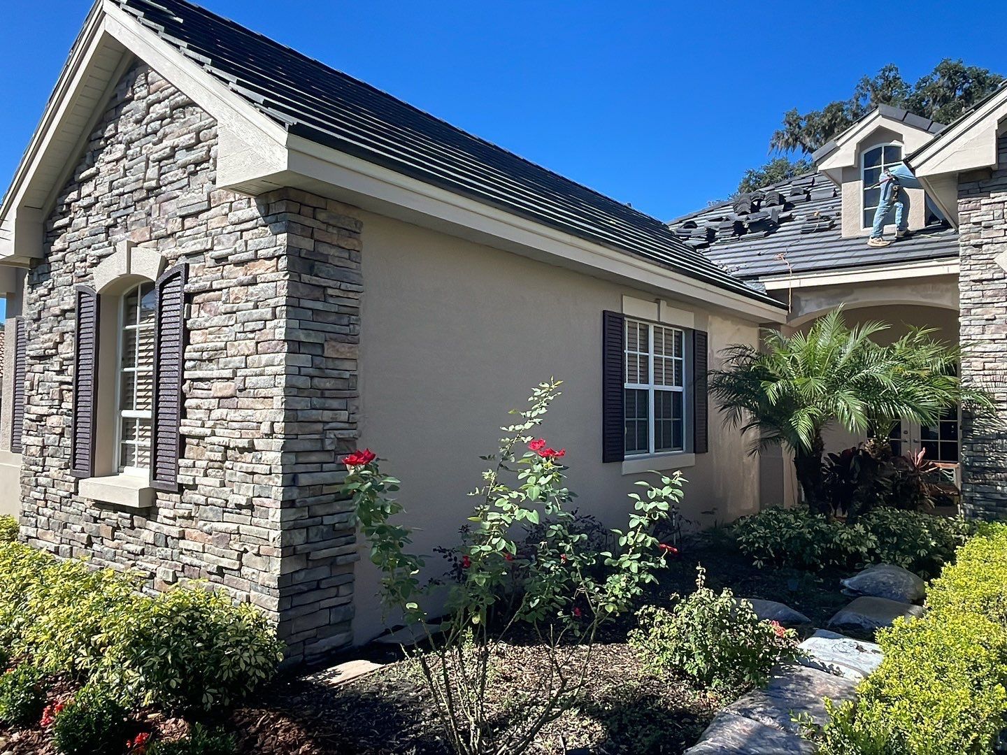 Eagle Tile roof installation in Dade City Florida
