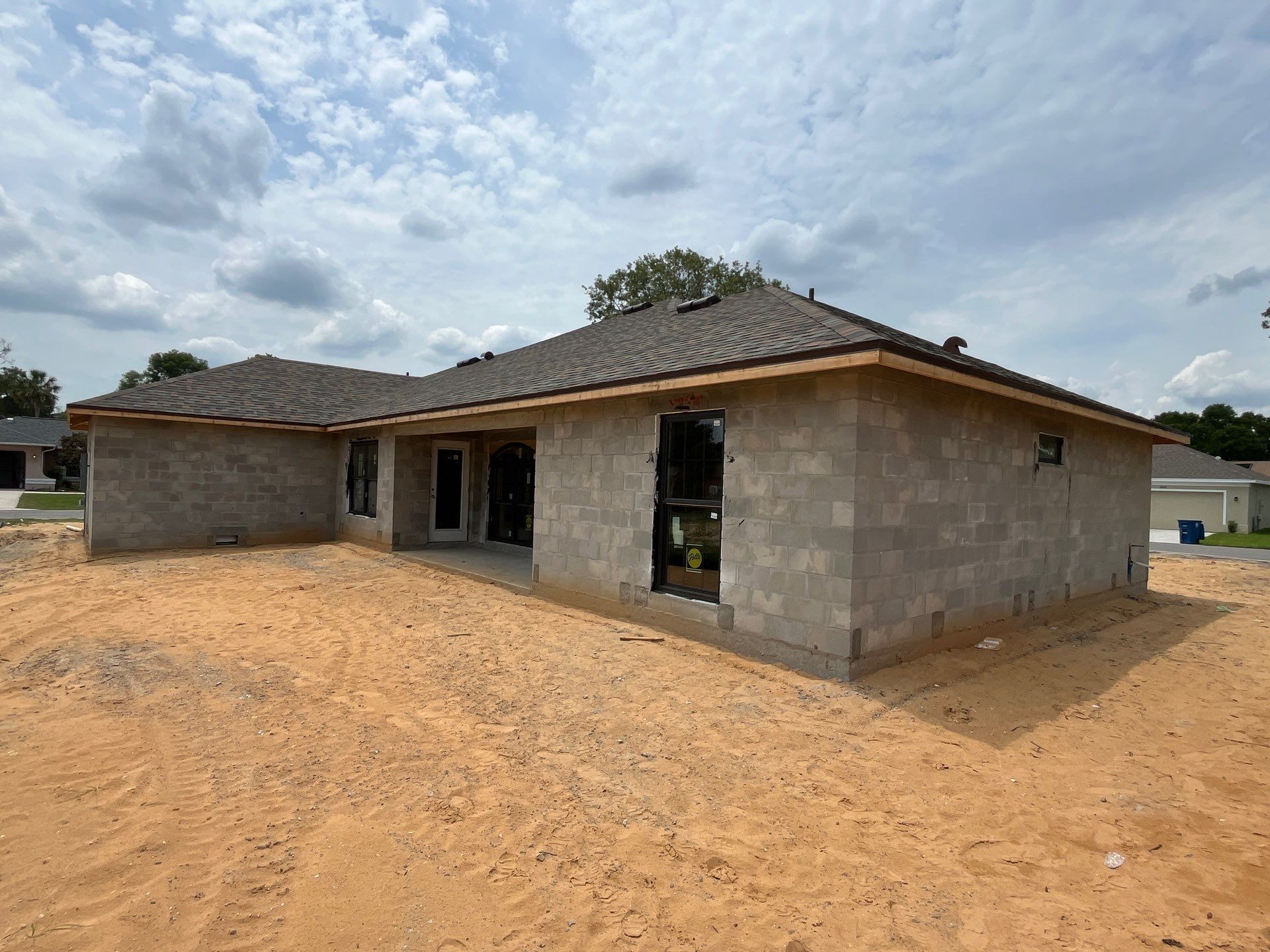 New construction roofing project in Dade City FL