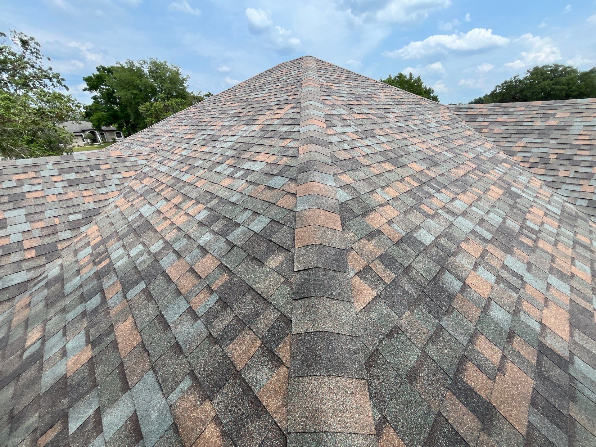 Owens Corning Aged Copper shingle roof in Dade City FL