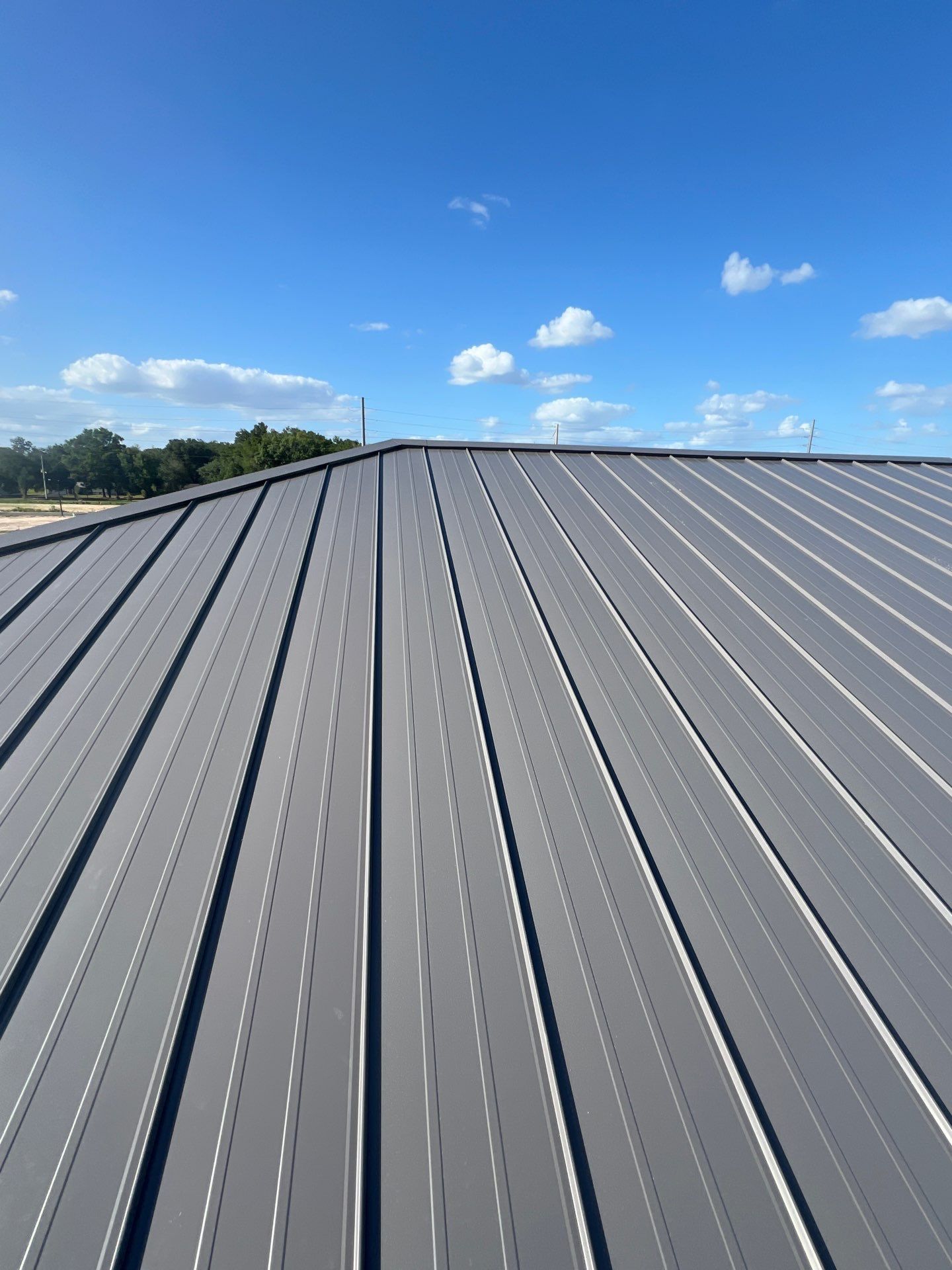 CertainTeed Landmark Pewter shingle roof replacement at a home in Avalon Park, Wesley Chapel, Florida.