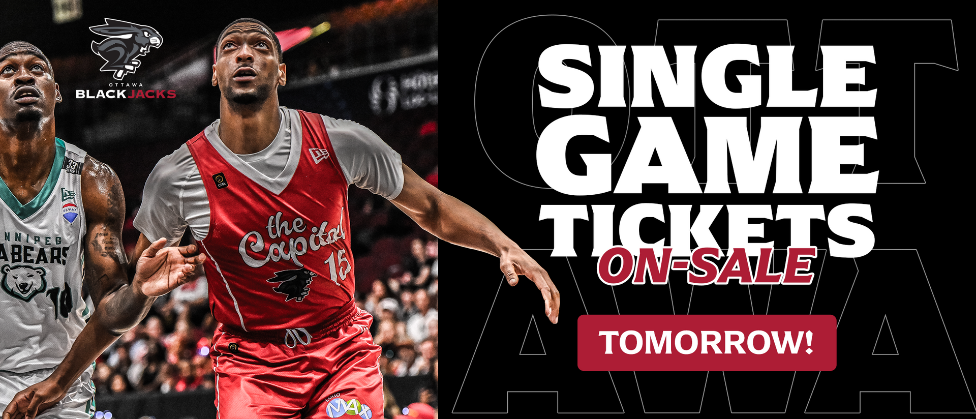 Ottawa BlackJacks - Single Game Tickets - Presale - March 23rd