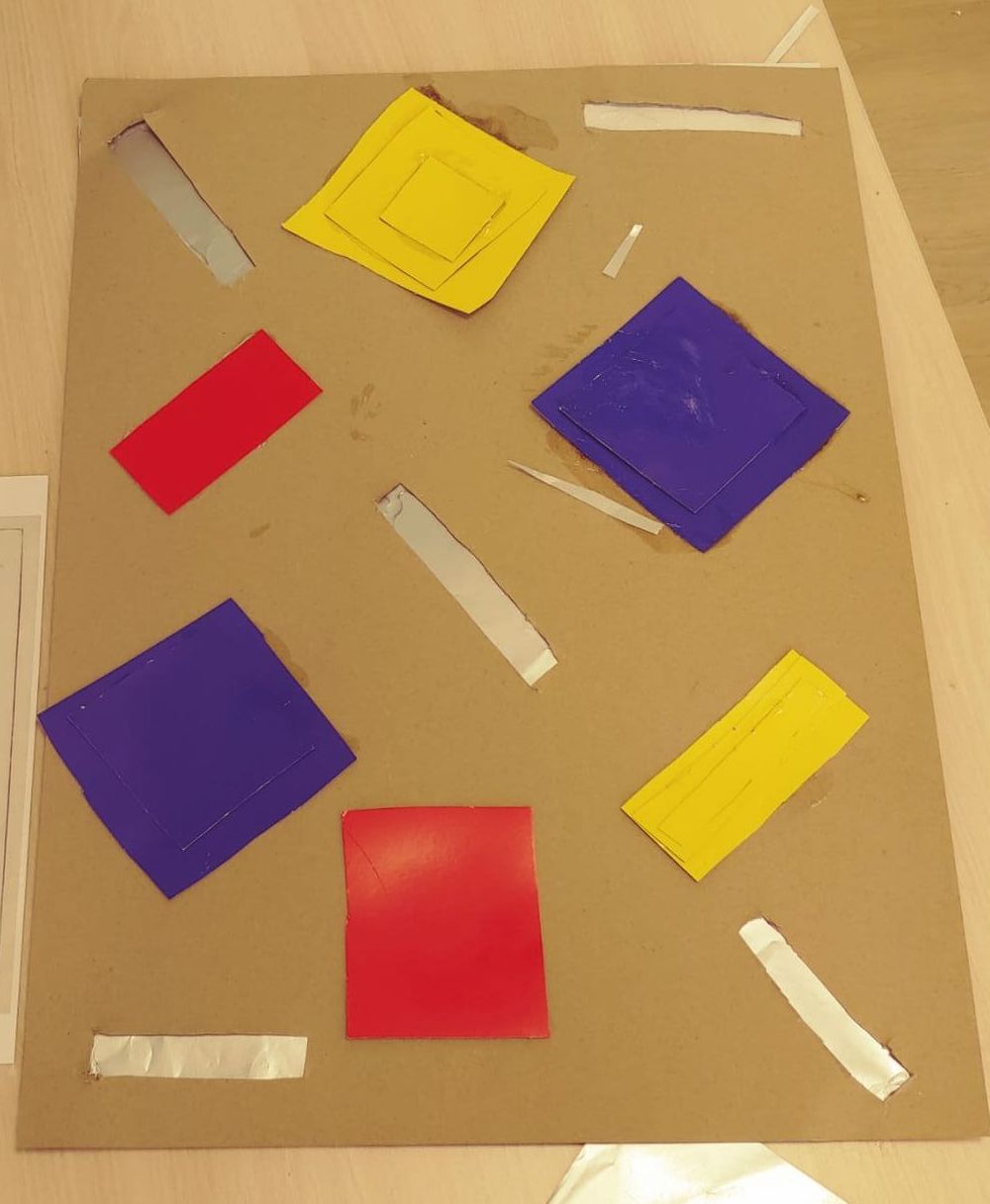 Beeldende les naar aanleiding van het Van Abbemuseum