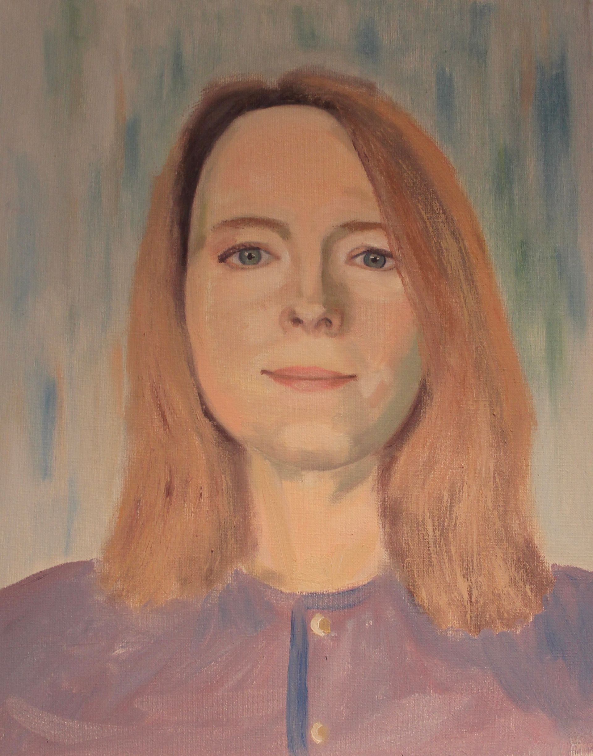 eindwerk portret schilderen