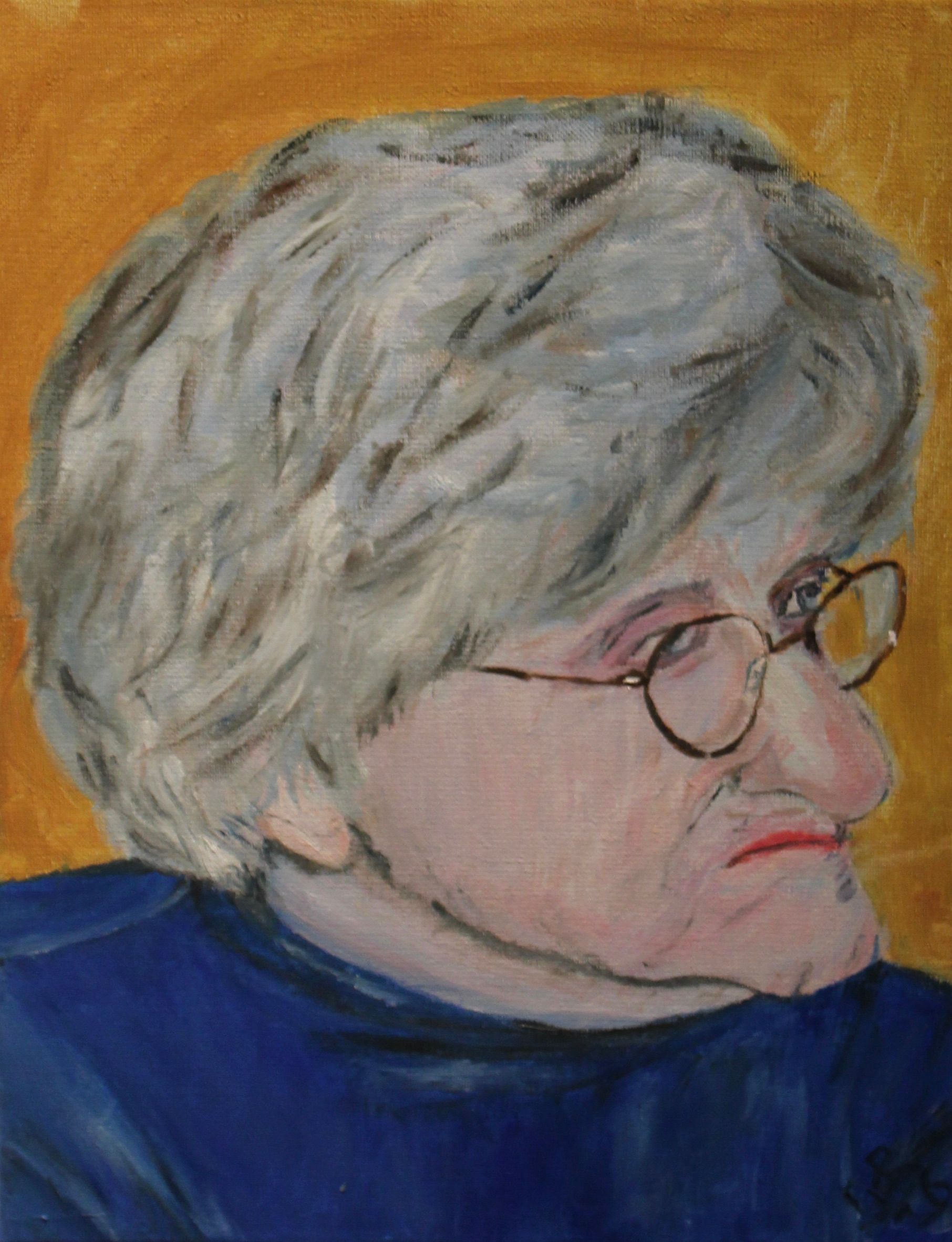 eindwerk schilderij portret