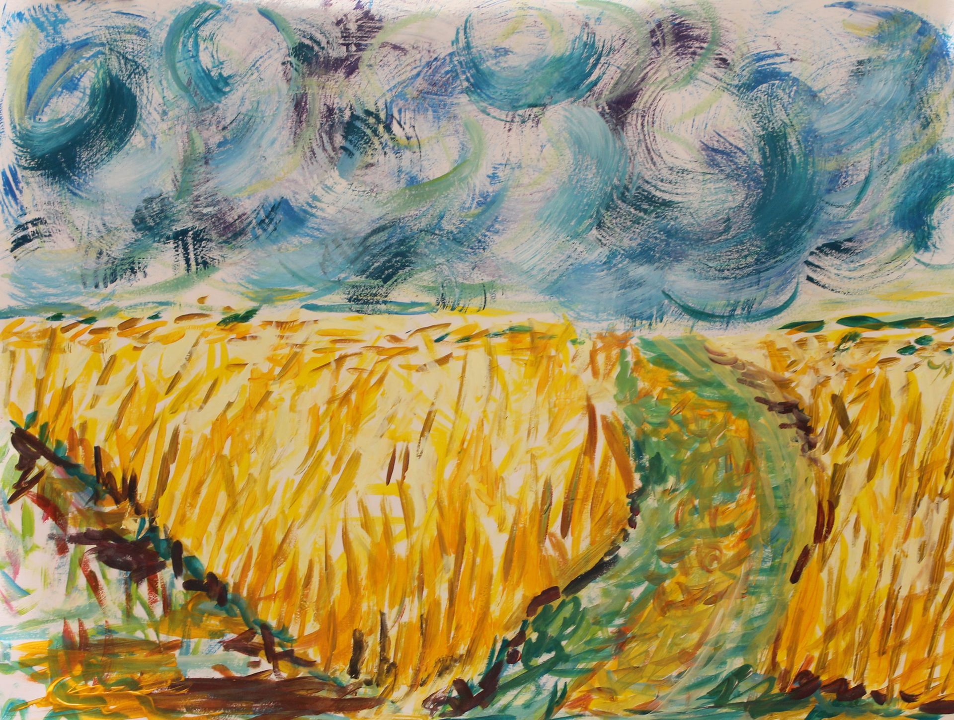 Kleurrijke workshops en cursussen in de schilderstudio in Harderwijk