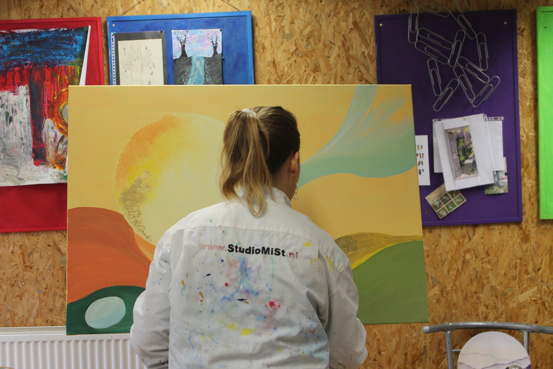 je eigen kunstwerk aan de muur