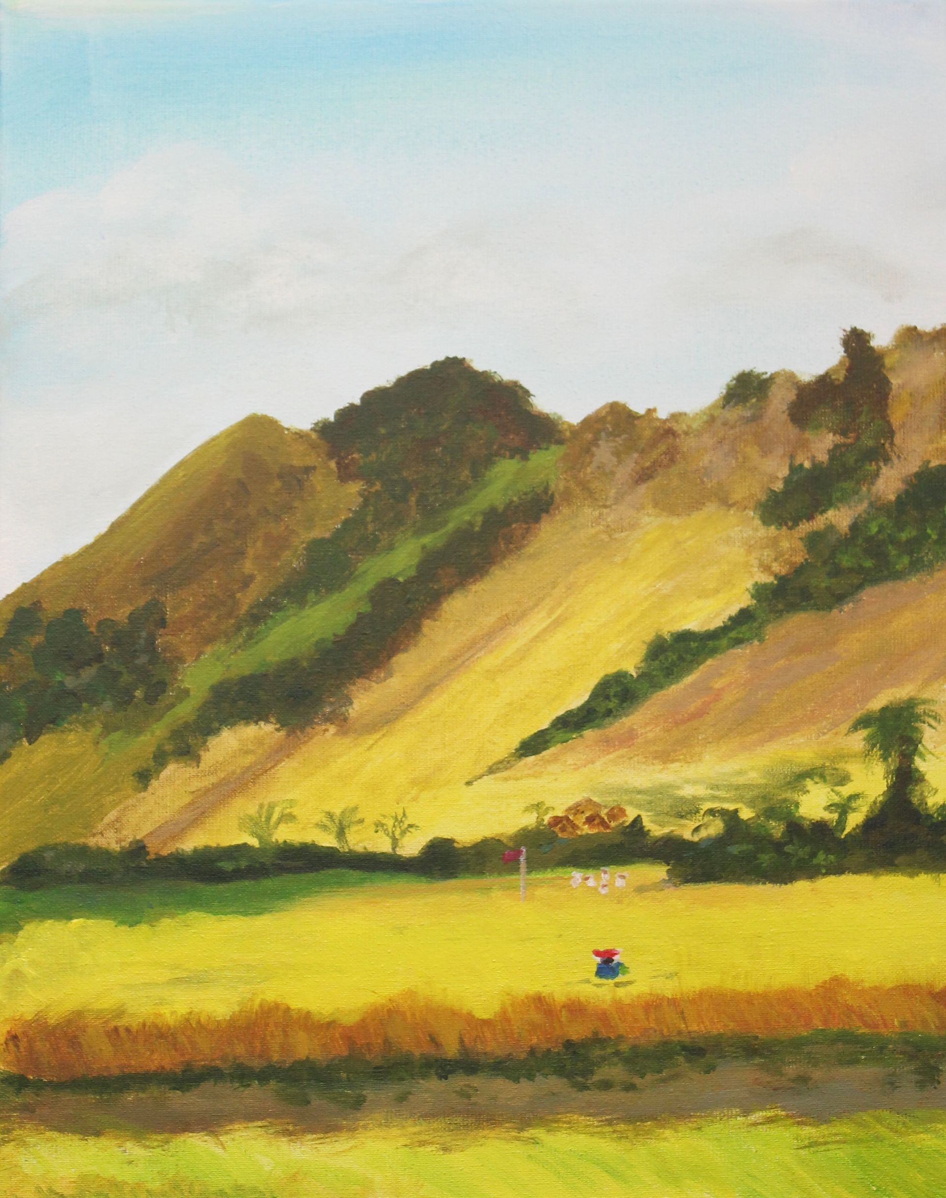 schilderij van indonesie