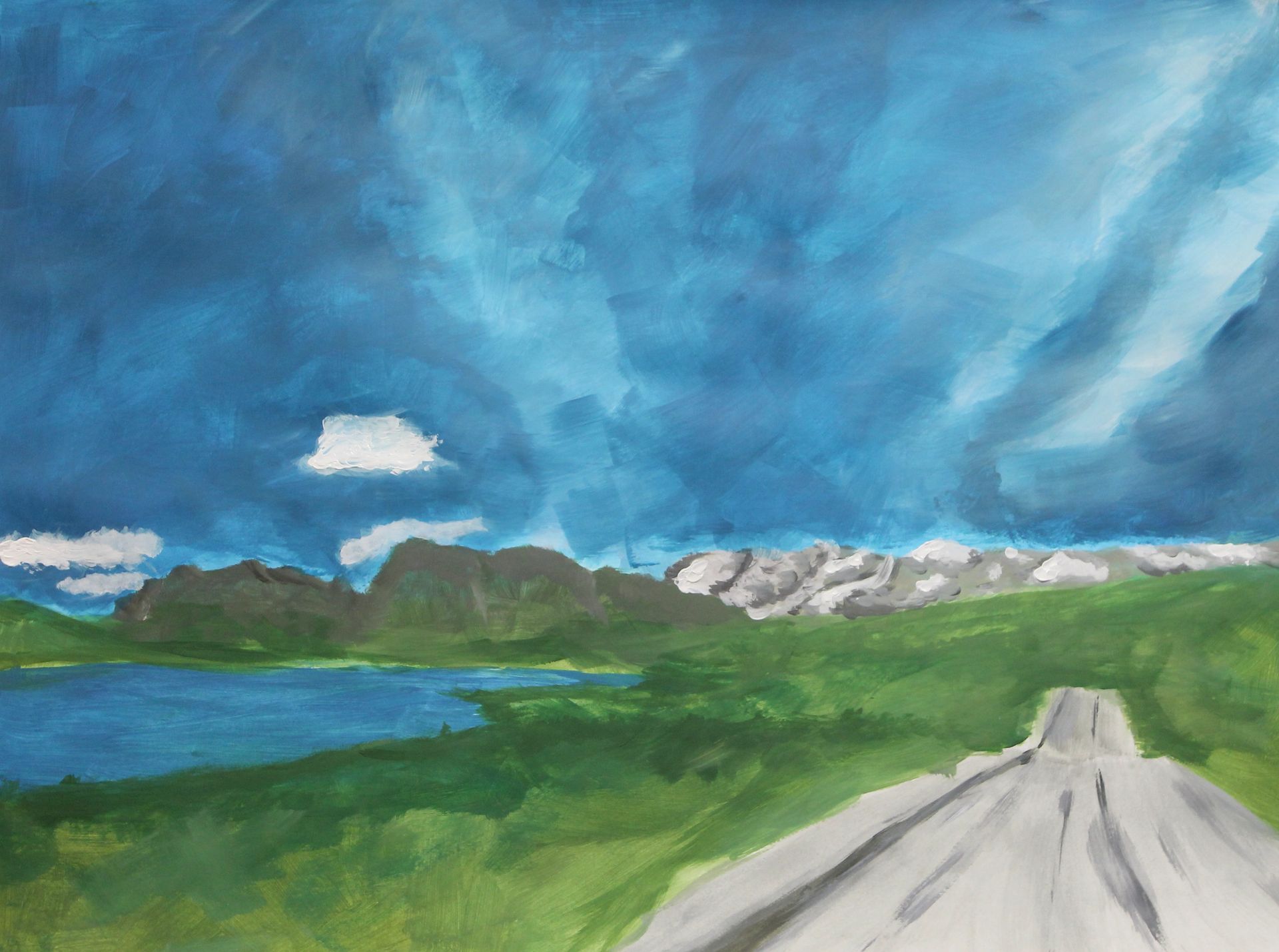 schilderij van noorwegen