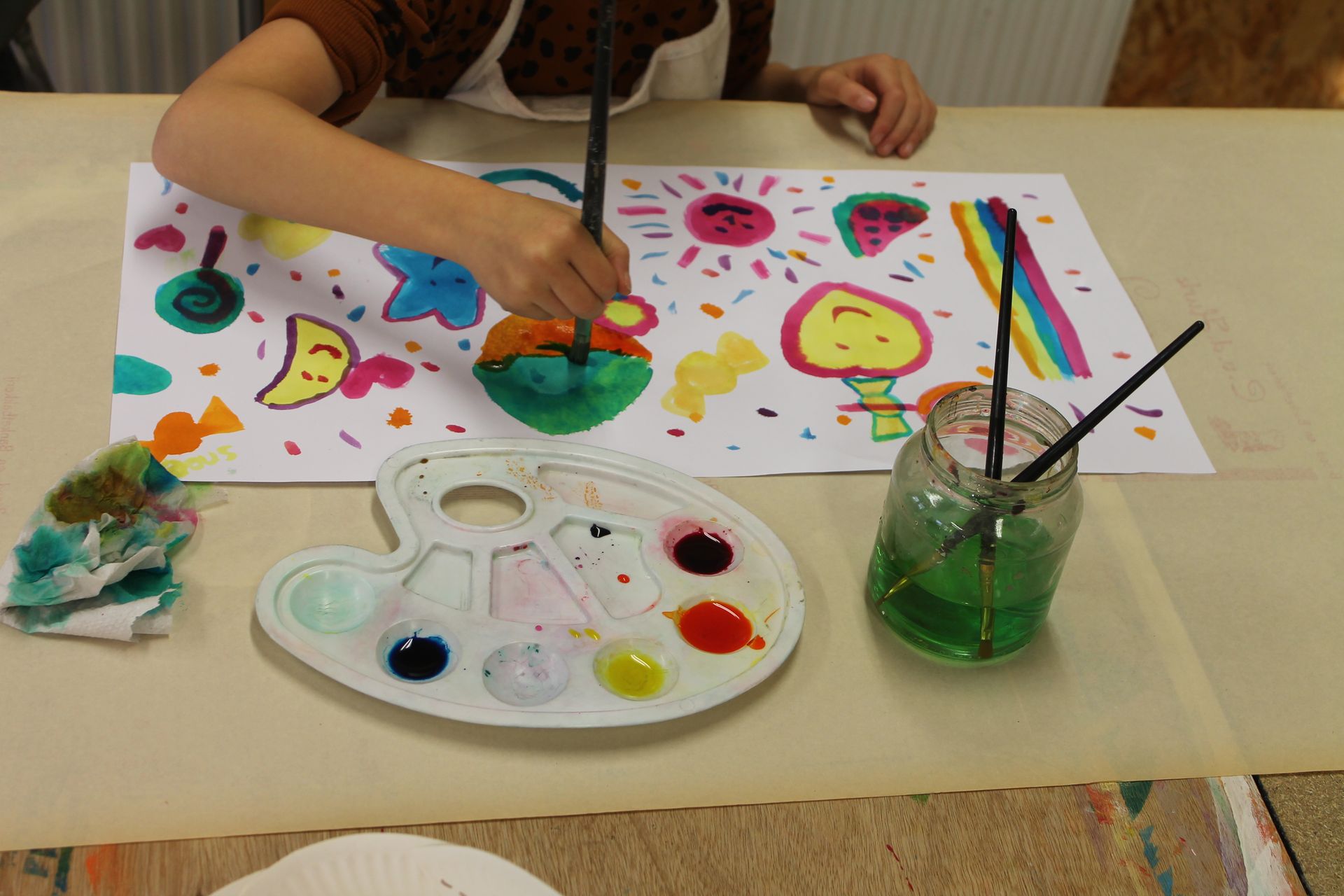 schilderen met acrylverf