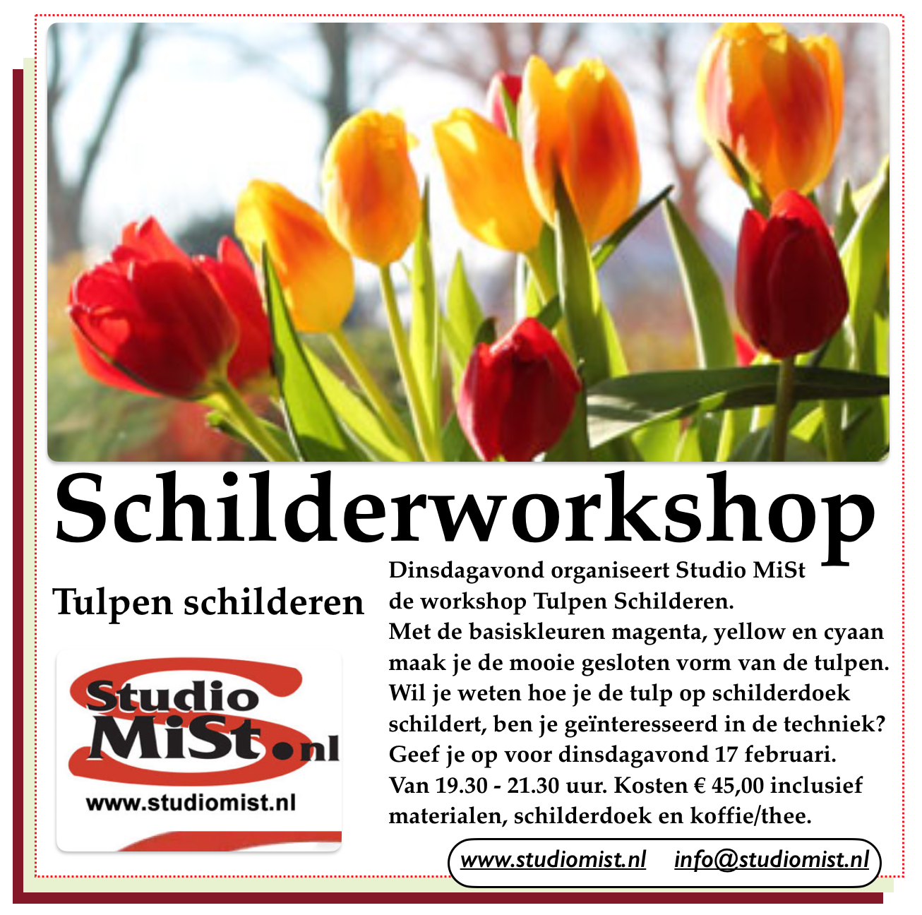 Workshop Tulpen Schilderen
