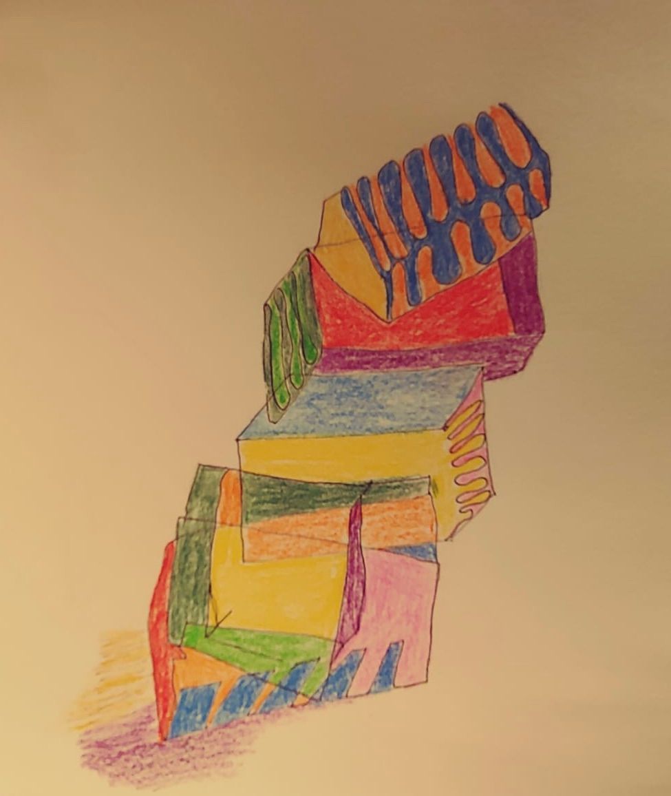 tekenles met rechte lijnen