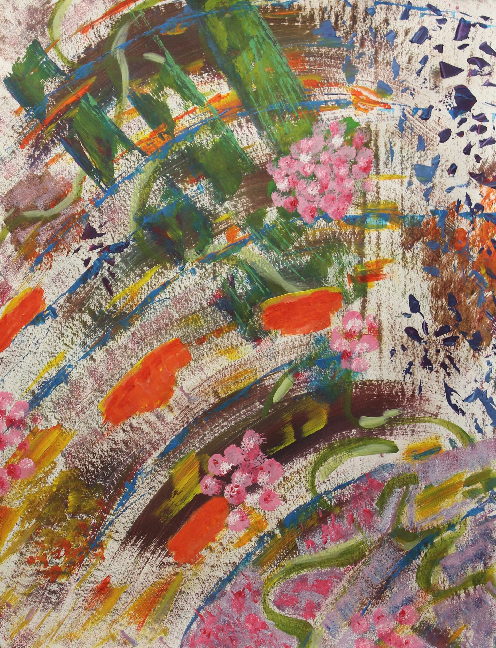 abstract schilderij met meerdere gereedschappen