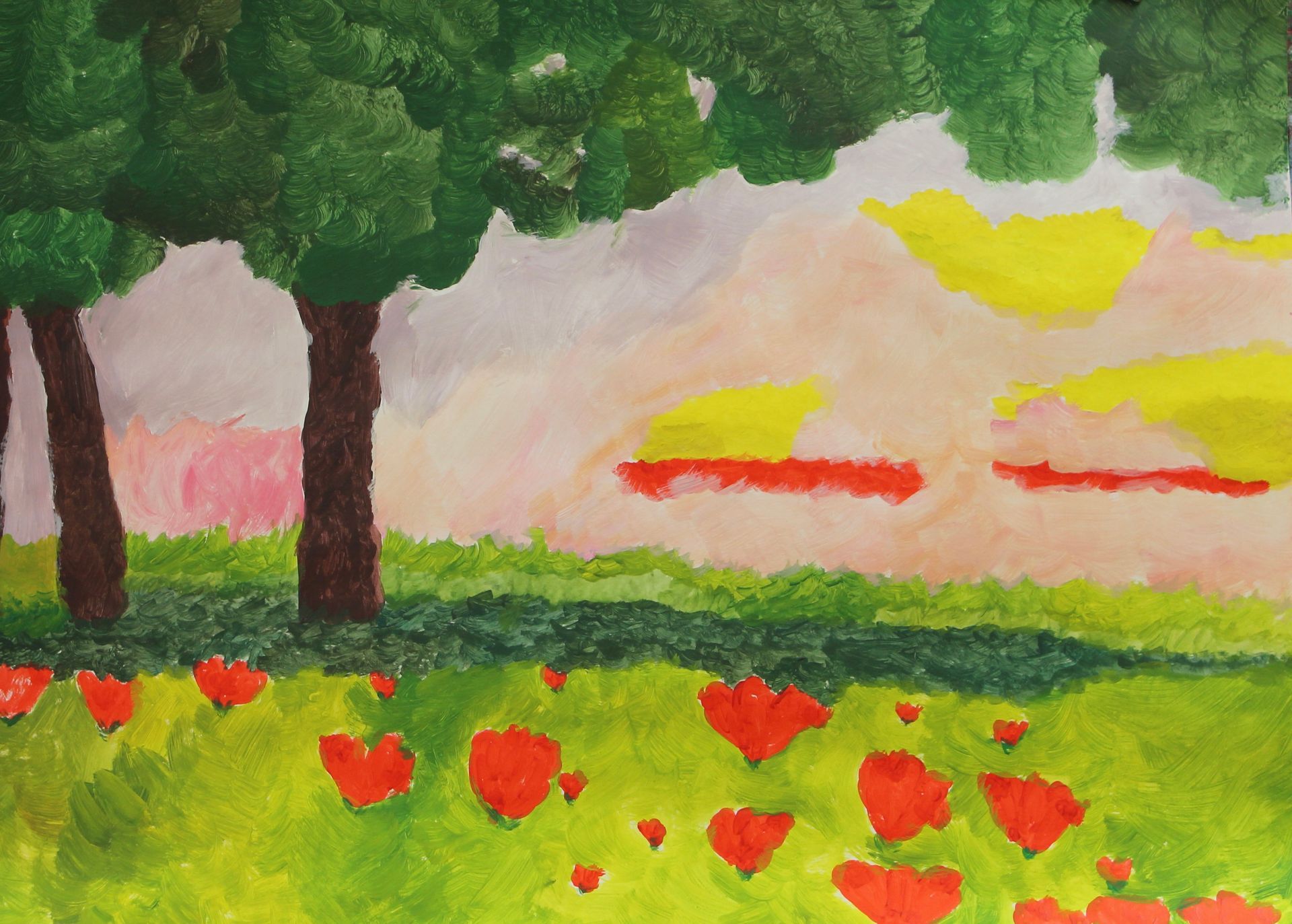 compositie maken en schilderen bij Studio MiSt