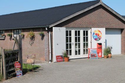 De entree van SchilderStudio MiSt in Harderwijk