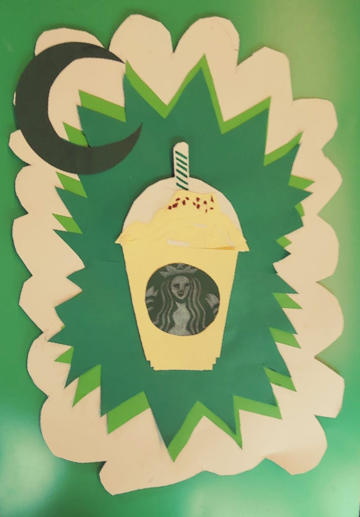 starbuck koffie op de poster