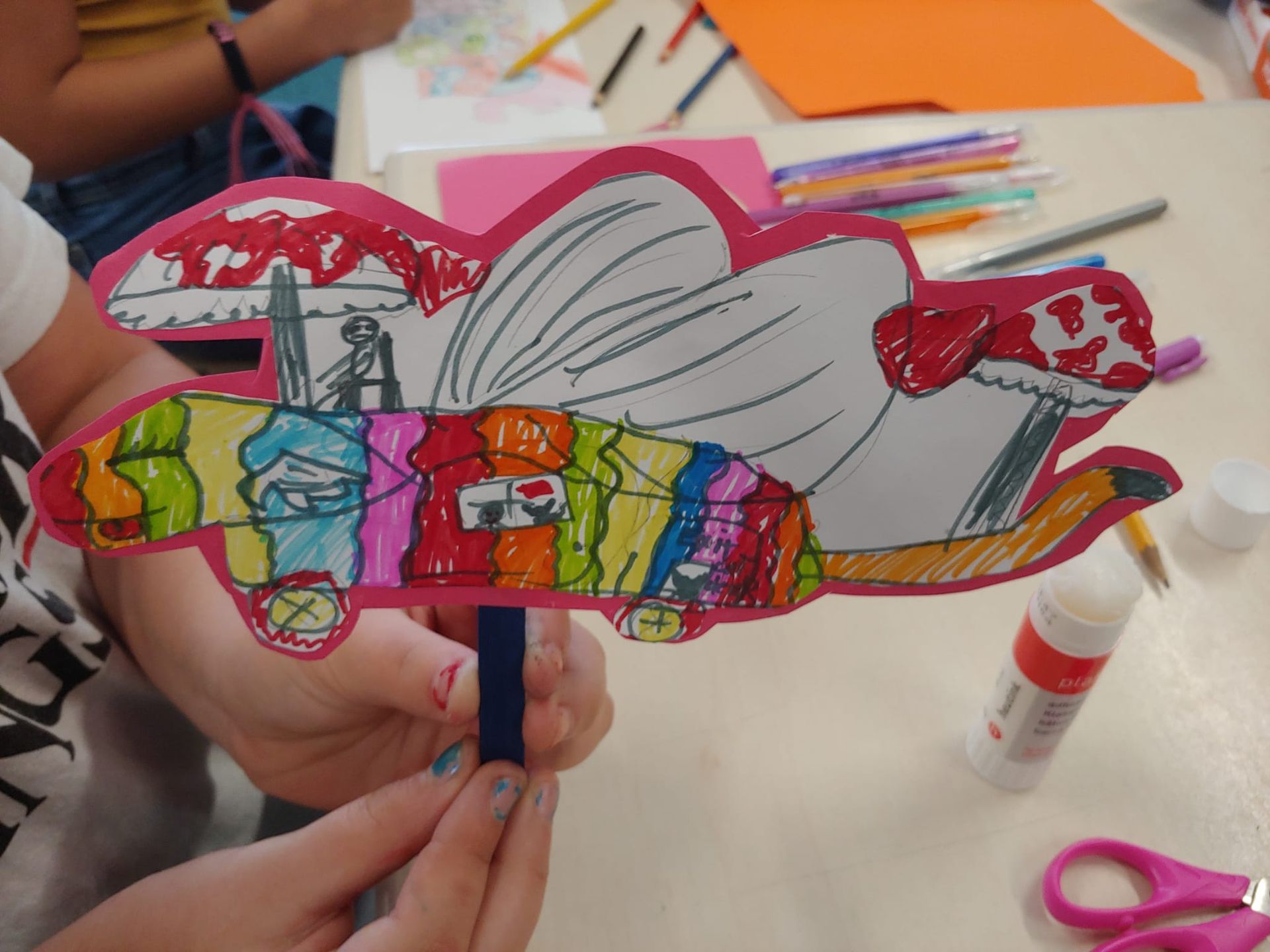 Een vervoersmiddel maken met eigen fantasie in Harderwijk