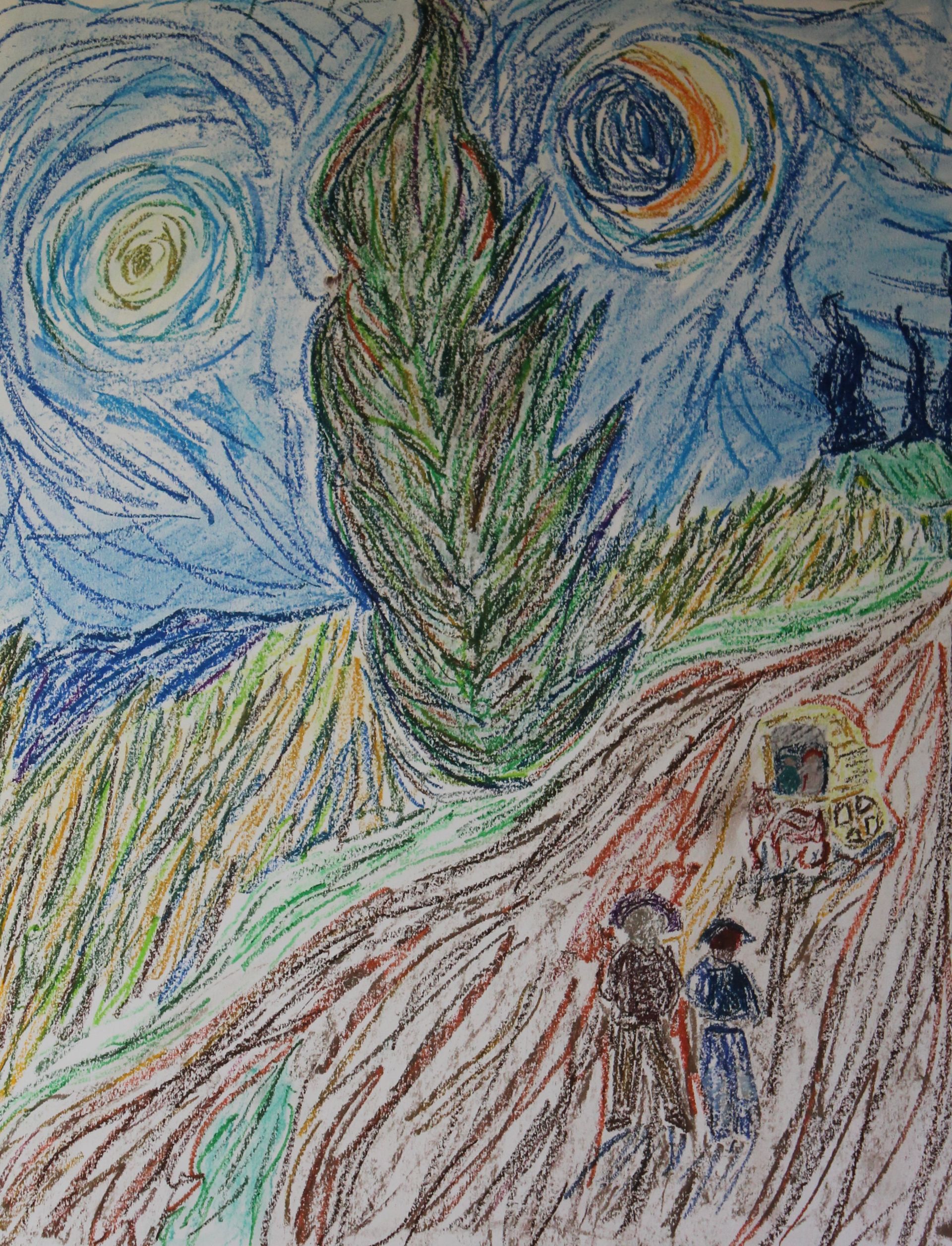 Herfstworkshop in de herfstvakantie met oliepastels