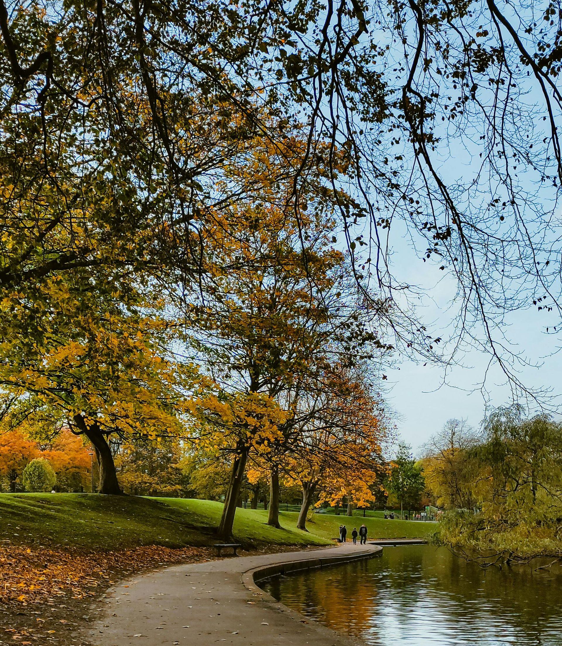 de herfst schilderen bij Studio MiSt