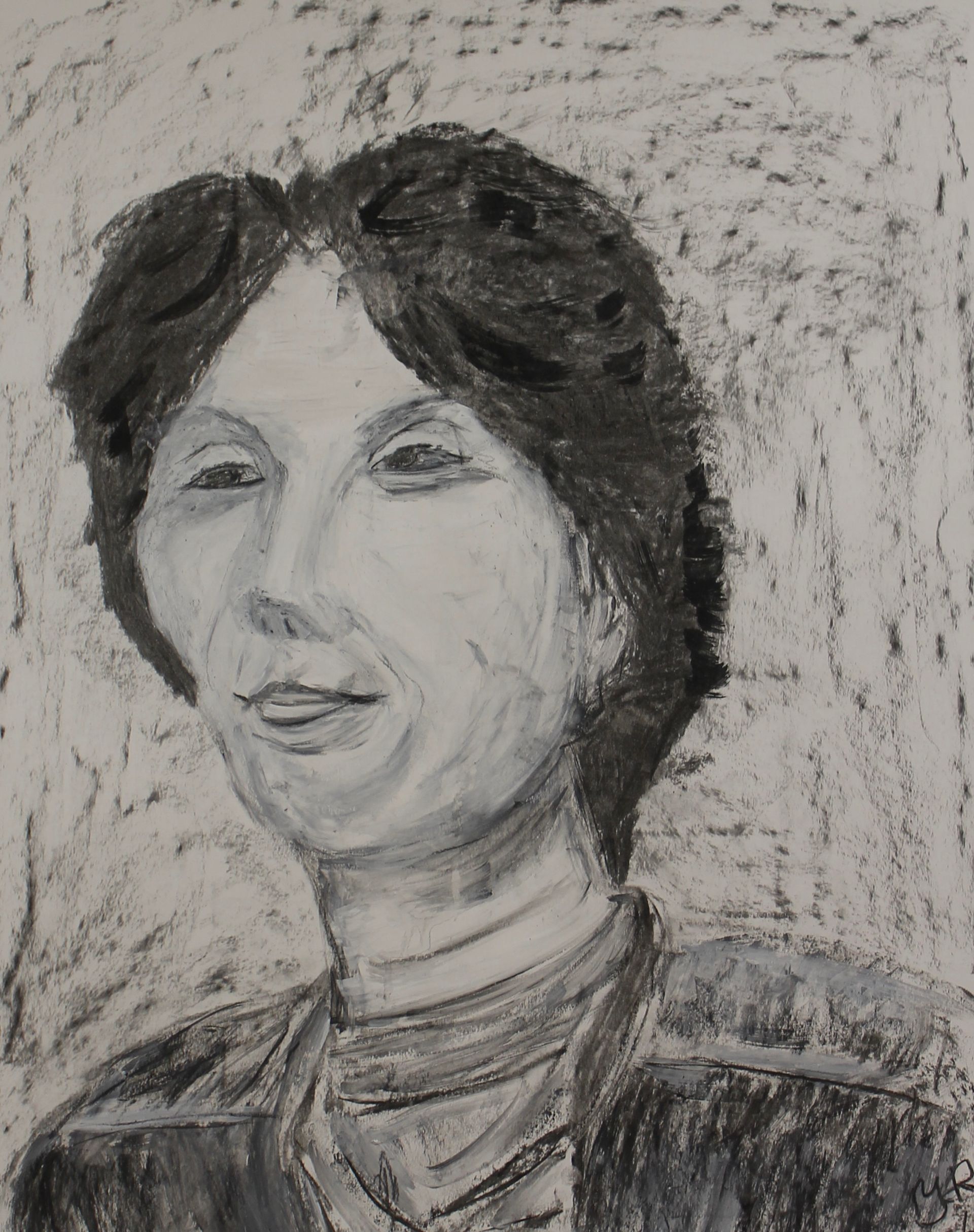 model tekenen met houtskool bij Studio MiSt