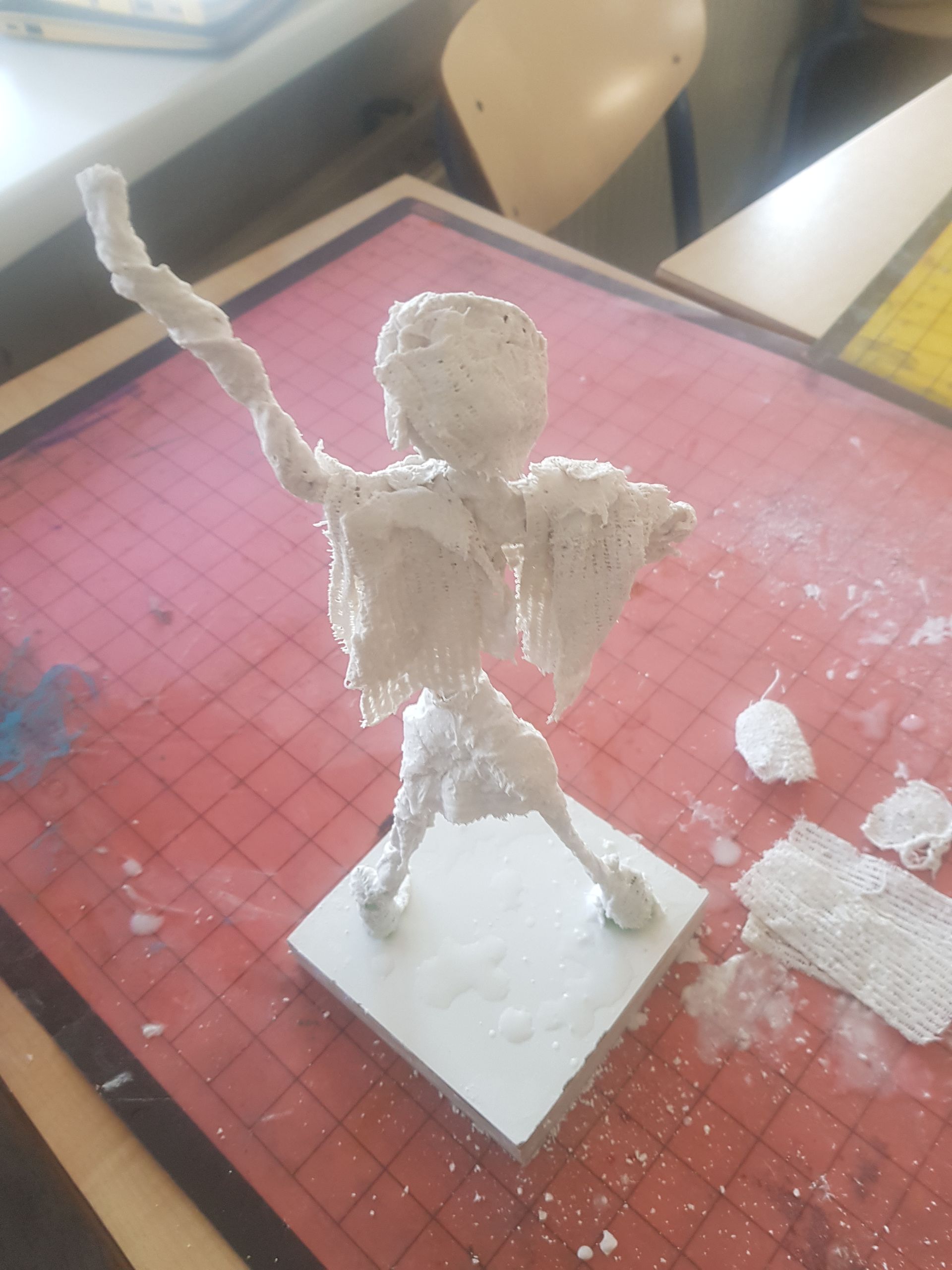 Schilderen met gips in Harderwijk