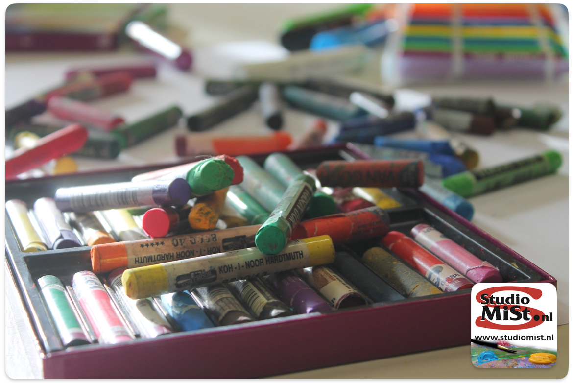 tekenen met silky stiften