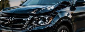 Damaged vehicle declared a total loss