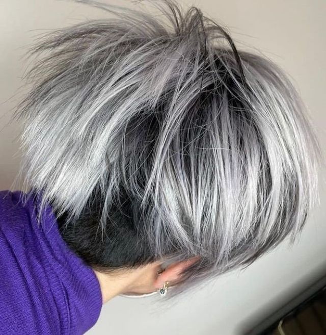 biondo platino corto